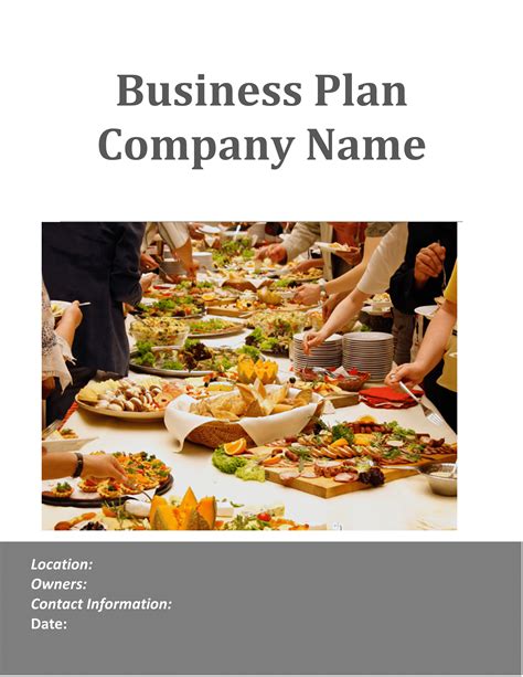 Catering Company Business Plan